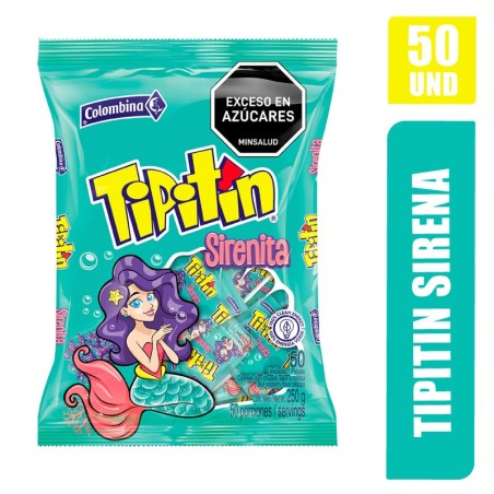 CHUPETA TIPITIN SIRENA X 50UND