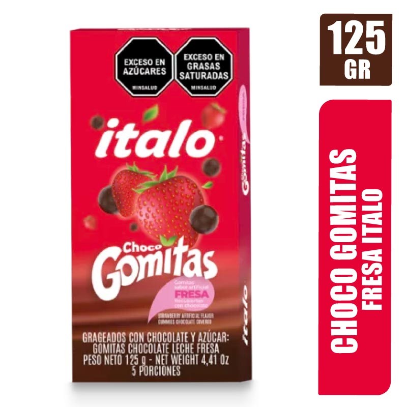 CHOCO GOMITAS ITALOS FRESA X 125GR