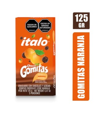 CHOCO GOMITAS NARANJA ITALO X 125GR
