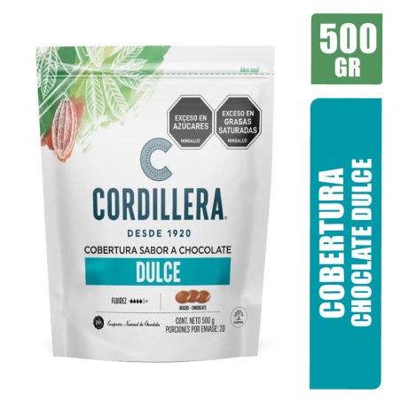 COBERTURA DE CHOCOLATE DULLCE CORDILLERA X 500GR
