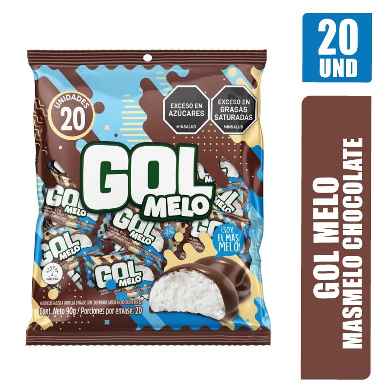 CHOCOLATINA GOL MELO X 20UND
