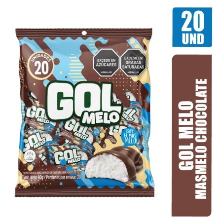 CHOCOLATINA GOL MELO X 20UND