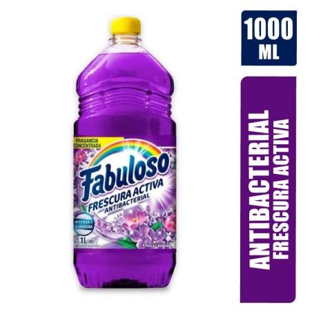 LIMPIADOR FABULOSO ANTIBACTERIAL FRESCURA ACTIVA X 1000 ML