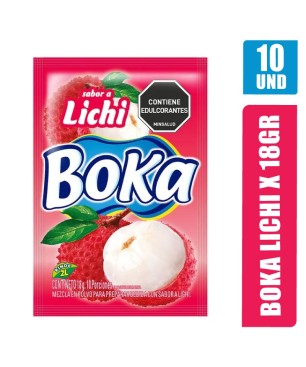 REFRESCO BOKA LICHI 10GR X 10GR