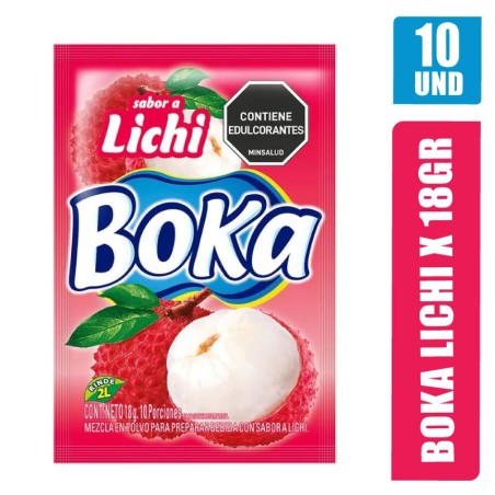 REFRESCO BOKA LICHI 10GR X 10GR