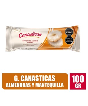 GALLETAS CANASTICAS ALMENDRAS X 100GR