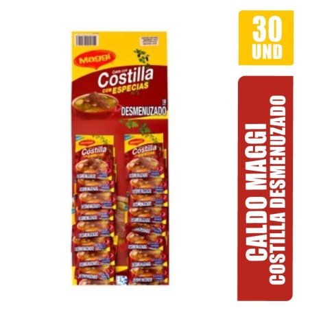 CALDO MAGGI COSTILLA DESMENUZADO X 30UND
