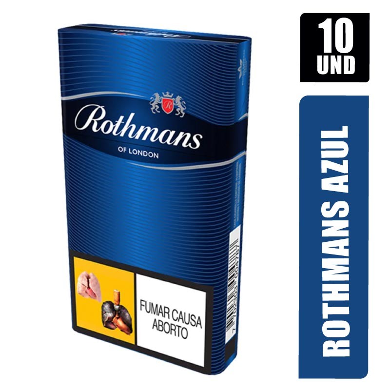 ROTHMANS AZUL 10 CIGARRILLOS X 10PQT