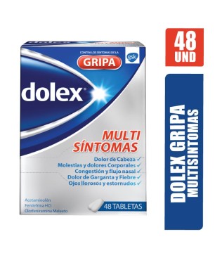DOLEX GRIPA MULTI SÍNTOMAS X 48UND