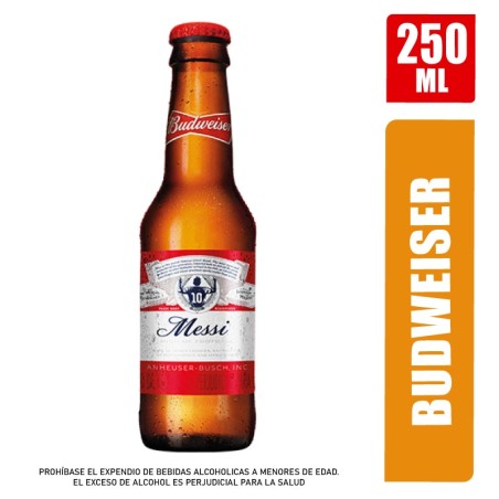 CERVEZA BUDWEISER X 250ML