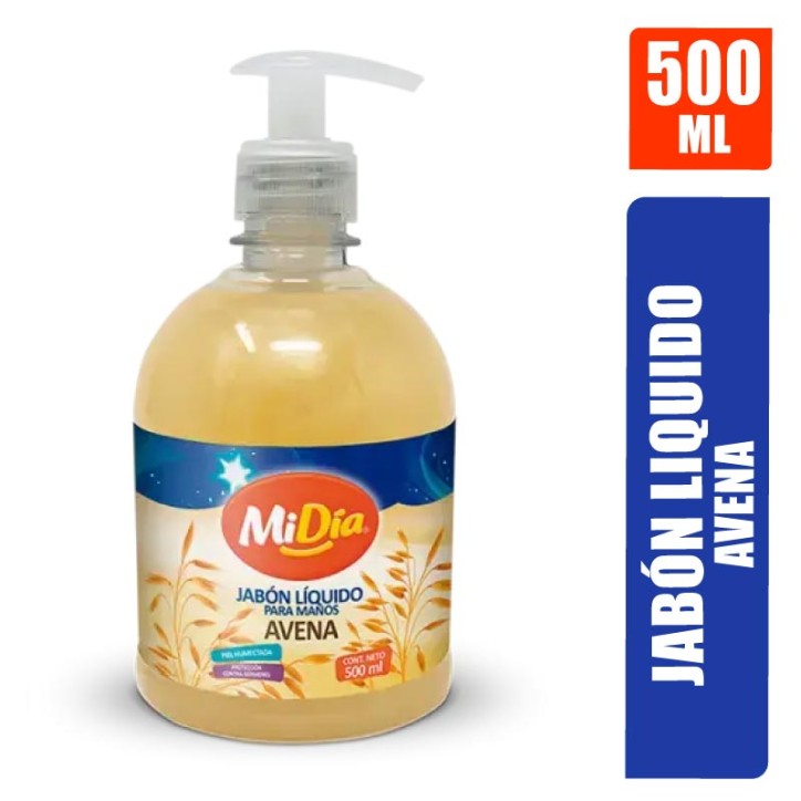 JABON LIQUIDO MI DIA AVENA X 500ML