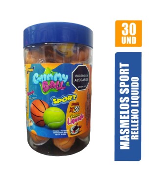 GUMMY BALL SPORTS TARRO YOLIS X 30UND