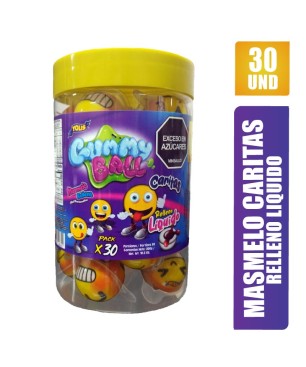 GUMMY BALL CARITAS TARRO YOLIS X 30UND