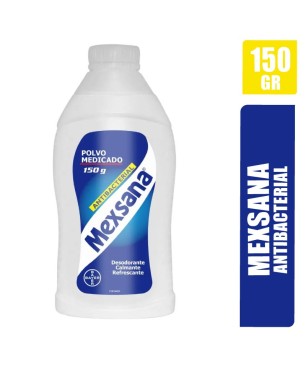 TALCO EN POLVO MEXSANA ANTIBACTERIAL X 150GR