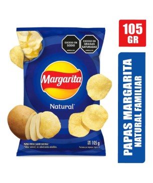 PAPA MARGARITA NATURAL FAMILIAR X 105GR