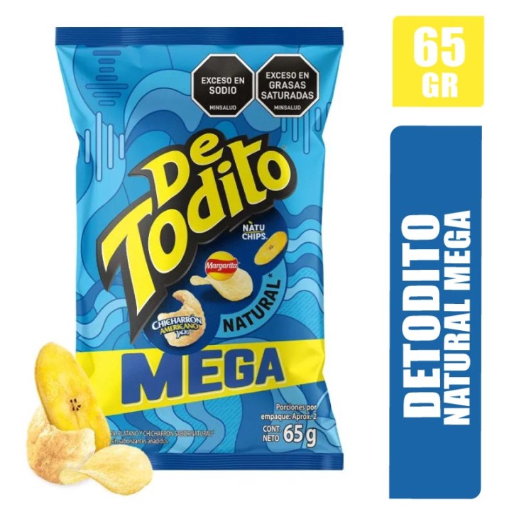 DETODITO NATURAL SUPER MEGA  X 65GR