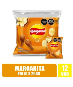 PAPAS MARGARITA POLLO X 25GR X 12UND