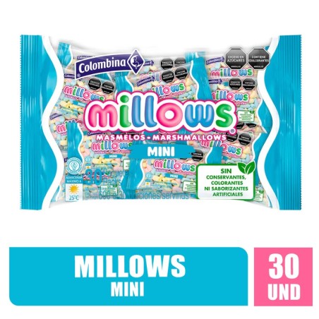MASMELOS MILLOWS MINI X 30UND