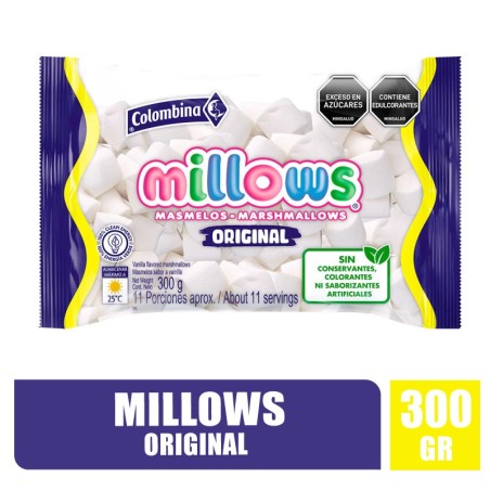 MASMELOS MILLOWS ORIGINAL BLANCO X 300GR