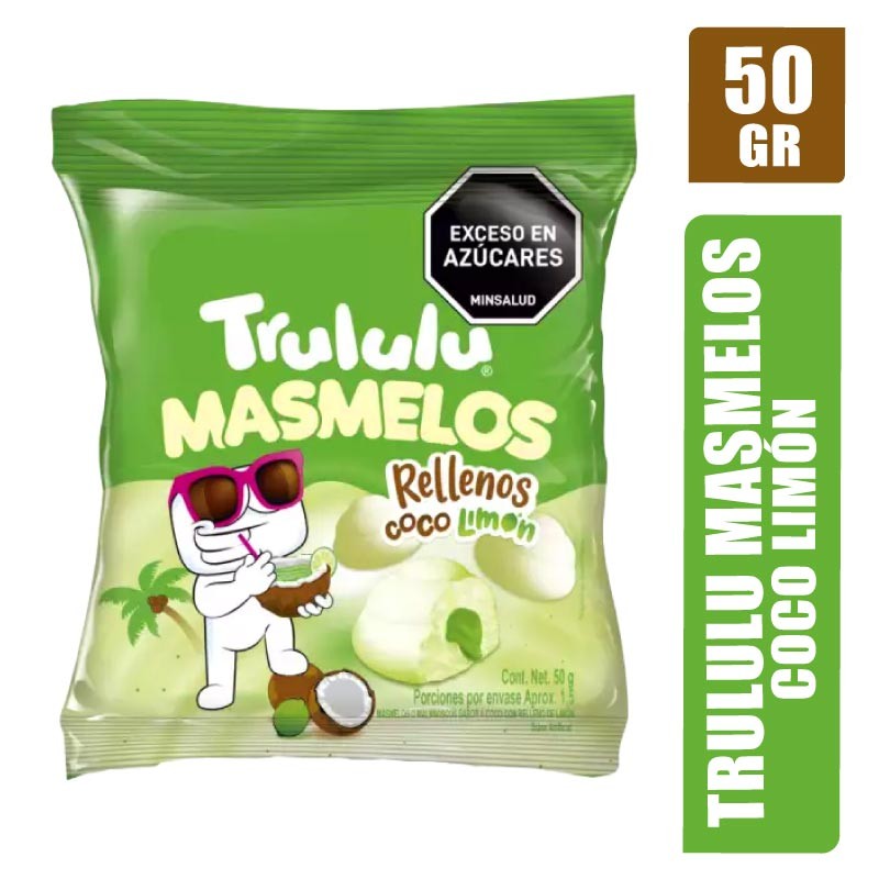 MASMELOS TRULULU COCO LIMÓN X 50GR