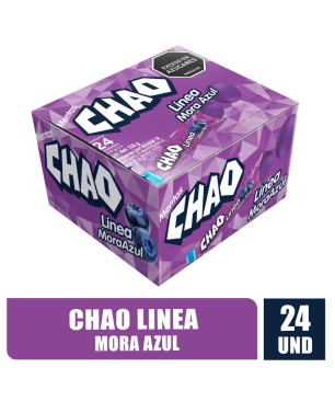 MENTA CHAO LINEA MORA AZUL X 24UND