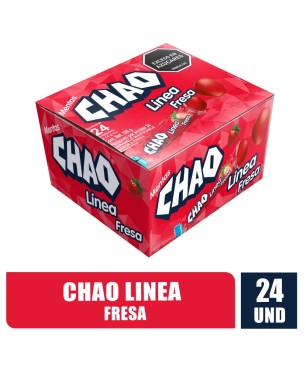 MENTAS CHAO LINEA FRESA X 24UND