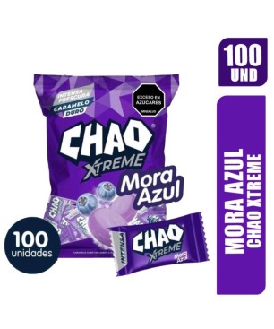 MENTA CHAO EXTREME MORA AZUL X 100UND