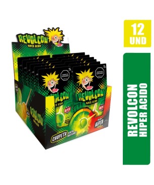 CHUPETA REVOLCON HIPER ACIDO X 12UND