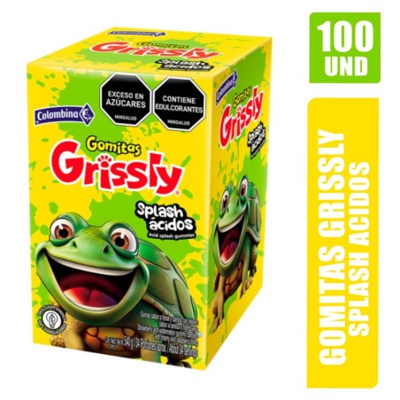 GOMAS GRISSLY SPLASH CAJA X 100UND