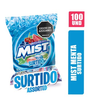 MIST MENTA SURTIDO X 100UND