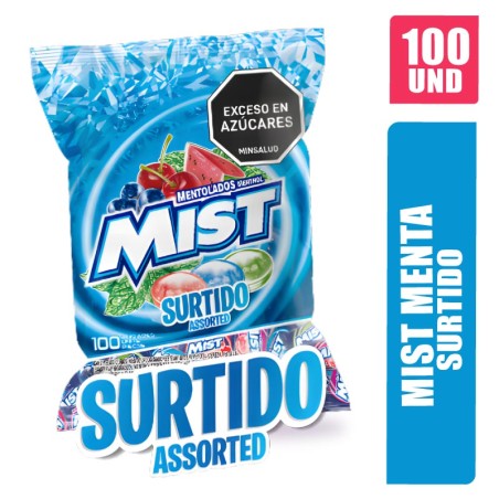 MIST MENTA SURTIDO X 100UND