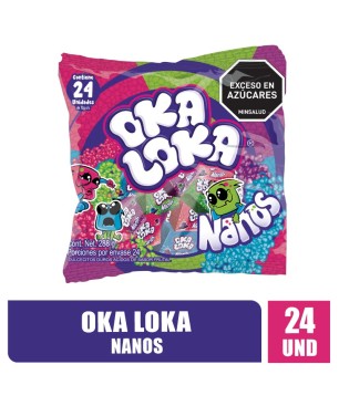 CARAMELOS OKA LOKA NANOS X 24UND