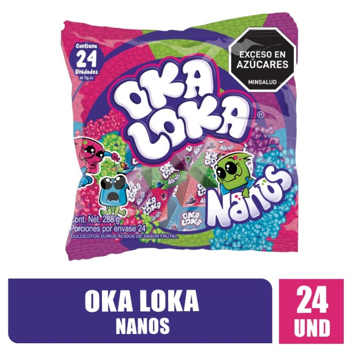 CARAMELOS OKA LOKA NANOS X 24UND