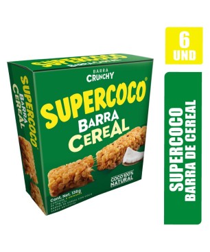 BARRA DE CEREAL SUPER COCO X 6UND