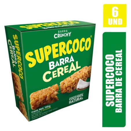 BARRA DE CEREAL SUPER COCO X 6UND