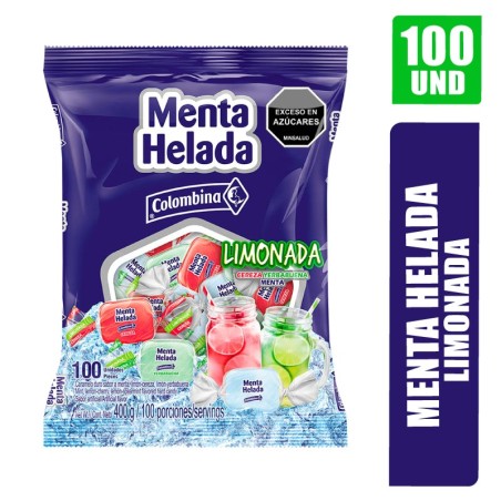 MENTA HELADA LIMONADA X 100UND