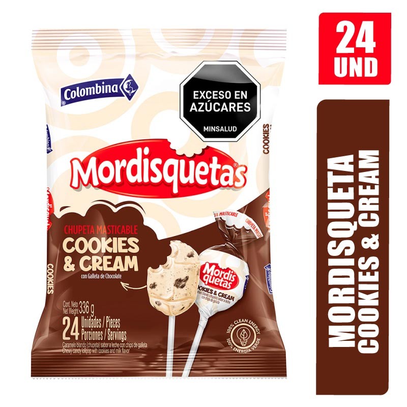 MORDISQUETA COOKIES & CREAM X 24UND