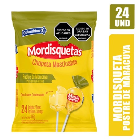 MORDISQUETA POSTRE DE MARACUYA X 24UND