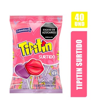 CHUPETAS TIPITIN LABIOS X 40UND