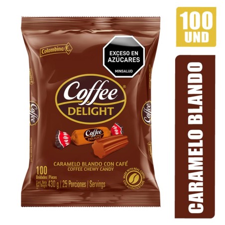 CARAMELO COFFEE DELIGTH BLANDO X 100UND