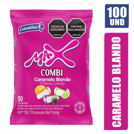CARAMELO BLANDO MAX COMBI X 100UND