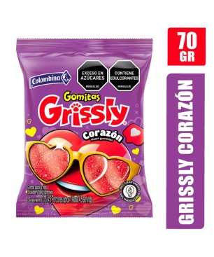 Gomitas Grissly Corazon X 70Gr | Distribuidora El Confite