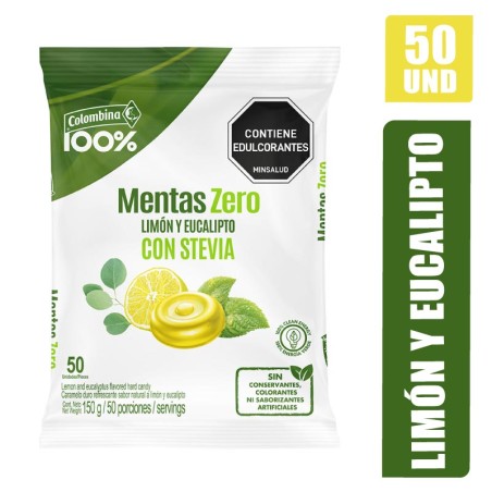 MENTA COLOMBINA EUCALIPTO X 50UND