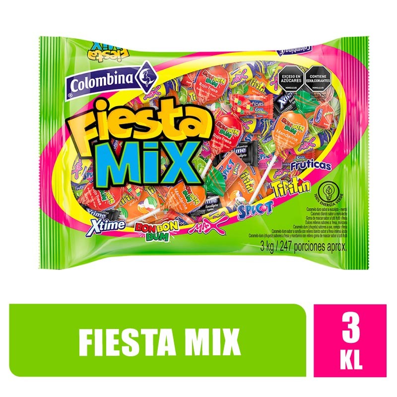 FIESTA MIX COLOMBINA X 3KL