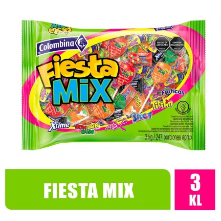 FIESTA MIX COLOMBINA X 3KL