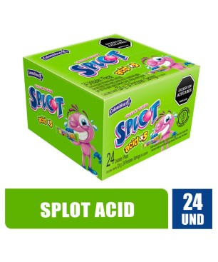 CHICLE SPLOT ACID X5 X 24UND