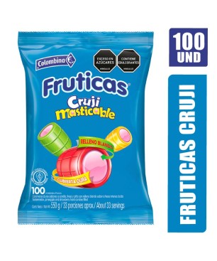 FRUTICAS CRUJI MASTICABLES X 100UND