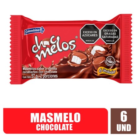 MASMELO CHOCMELO BANDEJA X 6UND