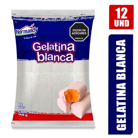 GELATINA BLANCA NORMANDY X 12UND