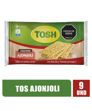 GALLETAS TOSH AJONJOLI  X 9UND